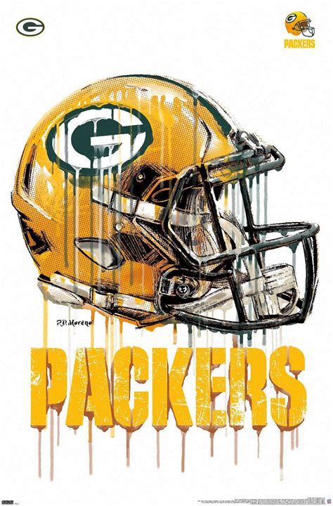 Green Bay Packers Poster Ubicaciondepersonascdmxgobmx