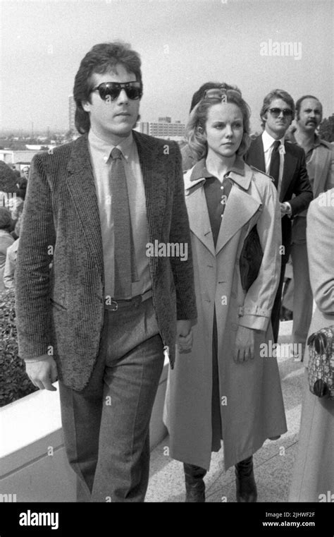 Desi Arnaz Jr And Linda Purl At The Funeral For David Janssen On