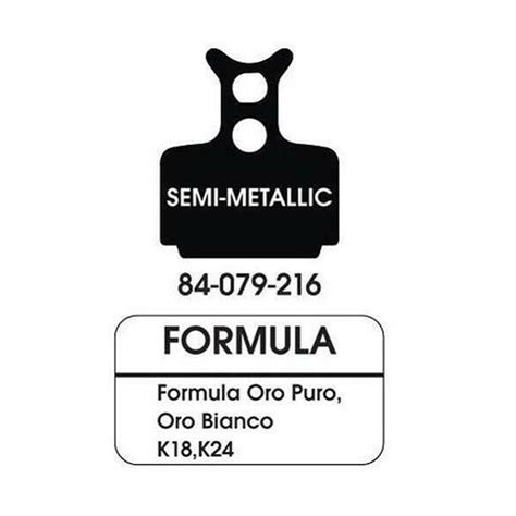 Ultracycle Formula Oro K18 K24 Semi Metallic Disc Brake Pads From Bike