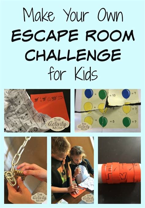 Make Your Own Escape Room Challenge For Kids Free Printable Artofit