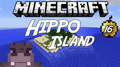 Minecraft Hippo Island E16 Strip Mining Hardcore Survival Island