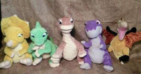 Land Before Time Dinosaur Plush Lot Littlefoot Ducky Chomper Cera ...