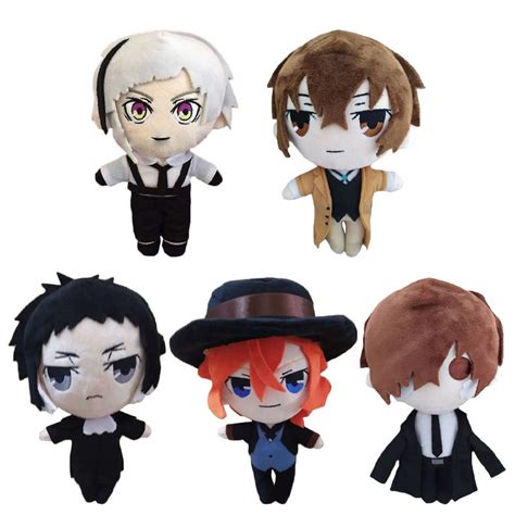 20cm Pluszowa Wypchana Lalka Anime Bungo Dazai Osamu Nakahara Chuya