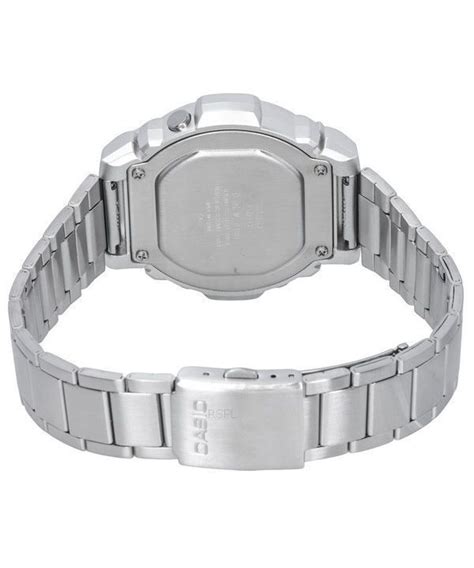 Casio Standard Digital Stainless Steel Bracelet Quartz W 219HD 1A Men S