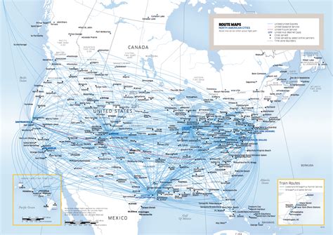 United Airlines Route Map