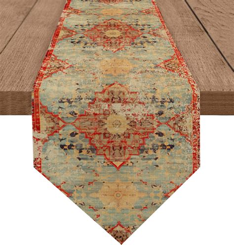 Amazon Western Rustic Cotton And Linen Triangle Table Runners 72