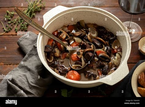 Boeuf Bourguignon Traditional French Beef Hi Res Stock Photography And