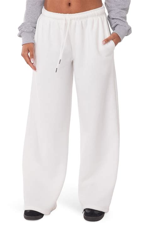 Edikted Kamari Low Rise Wide Leg Sweatpants Nordstrom