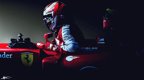 Wallpaper Red Formula Kimi Raikkonen Kimi Scuderia