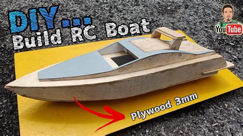 Build Rc Boatrc Yachttutorialhomemade Boat Youtube