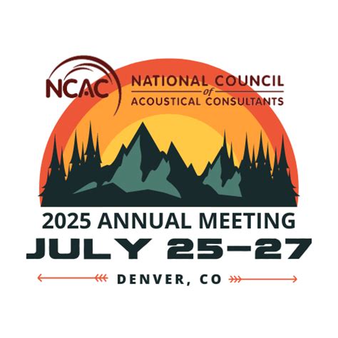 2025 Ncac Annual Meeting National Council Of Acoustical Consultants