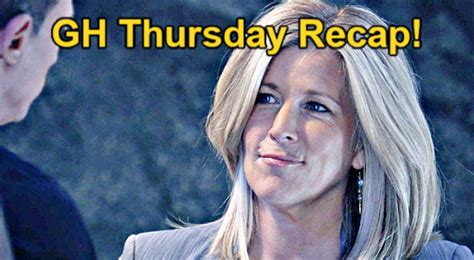 General Hospital Thursday July Recap Carly Confesses Britt Jason