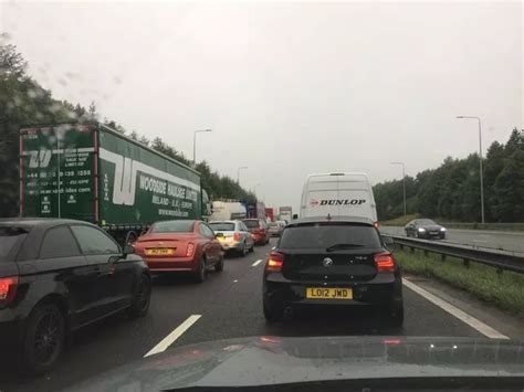 M62 Closed As Police Help Distressed Man On Bridge Yorkshirelive