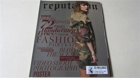 Taylor Swift Reputation Magazine Vol 2 Unboxing Cd En Español