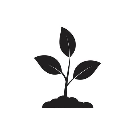 icono de planta icono de jardín vector ilustración de estilo plano en