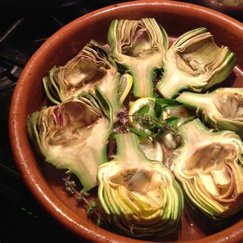 Recipe Artichokes Braised With Garlic And Fresh Herbs Ancient Cookware