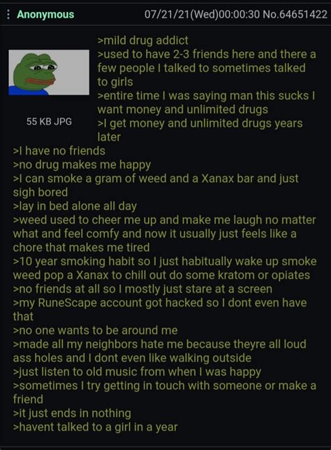 Anon Is An Addict R Greentext Greentext Stories Know Your Meme