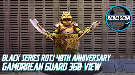 Star Wars The Black Series Rotj Th Anniversary Gamorrean Guard Action