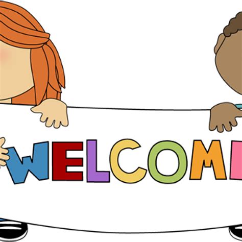 Download Welcome Sign Clip Art Kids Holding A Welcome Sign Clip