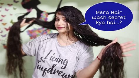 How I Wash My Long Hair Forward Hair Washing Method Admire Beauty Youtube