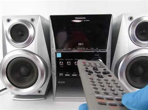 Panasonic Cd Stereo System Sa Pm Youtube