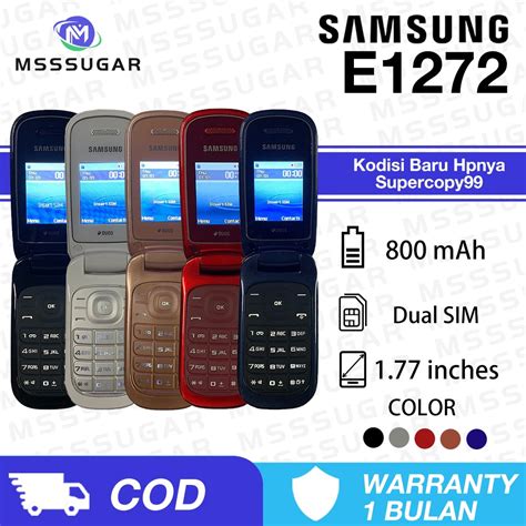 Jual ORDER GAN Samsung Lipat Caramel GT E1272 Dual SIM Lipat Model Lama