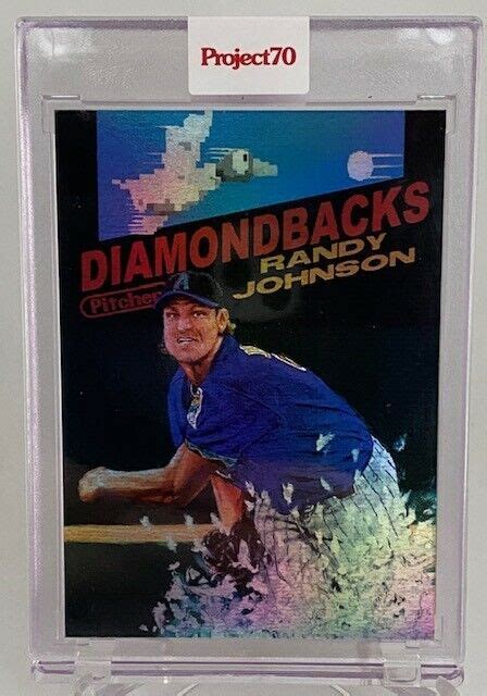 Topps PROJECT 70 224 Randy Johnson Rainbow Foil 45 70 Nintendo NES