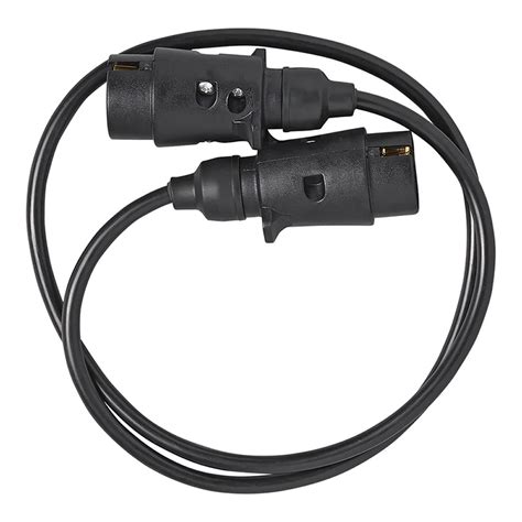 ProPlus 343540 Verlängerungskabel Anhänger 1 Meter aus PVC 2 Stecker 7