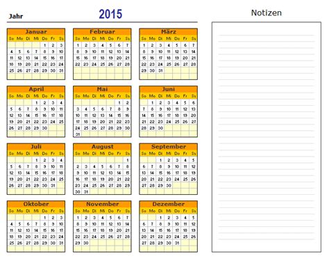 Excel Inside Solutions Excel Universal Kalender