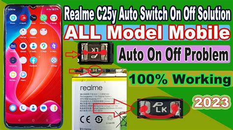 Realme C Y Automatic On Off Problem Realme All Model Auto On Off