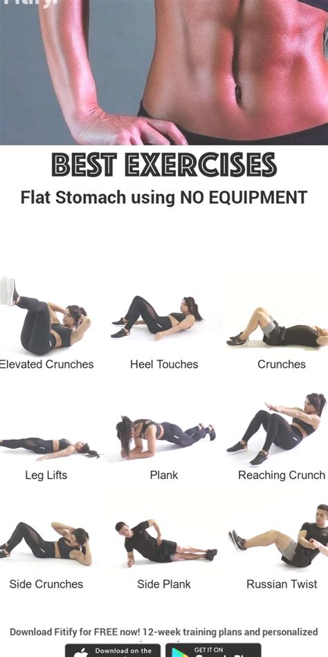 6 Pack For Women With No Equipment Ab Workout That Will Get You A