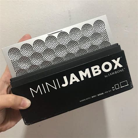 Mini Jambox By Jawbone Speaker Silver Audio Soundbars Speakers