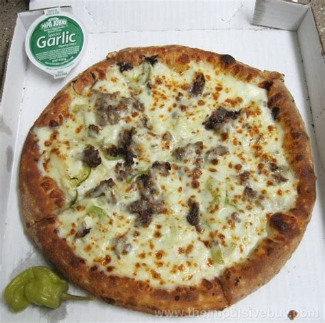 REVIEW: Papa John's Philly Cheesesteak Pizza - The Impulsive Buy