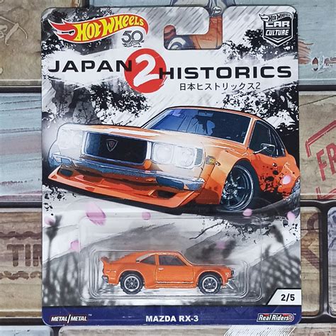 Jual Hot Wheels Real Rider Premium Sunny Japan Historics 3 Mazda Cosmo Honda City Turbo JH3