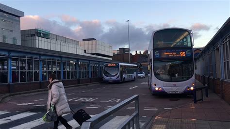 First Bus Sheffield X First Leeds 37105 At Sheffield On 95 From