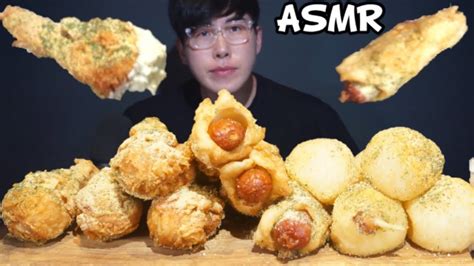 ASMR Cooking 뿌링클 치킨 치즈볼 뿌링핫도그 Fried chicken cheese ball hotdog 먹방