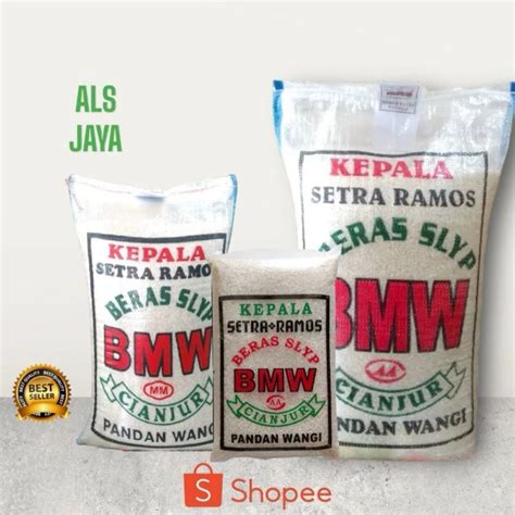 Jual Beras Setra Ramos Bmw Bukan Pandan Wangi Shopee Indonesia