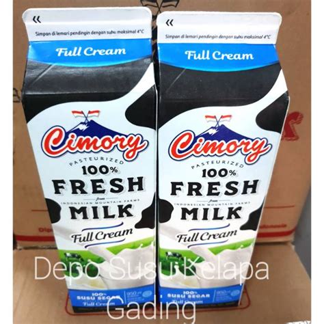 Jual Susu Cimory Plain Full Cream 1 Liter Fresh Milk Freshmilk