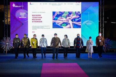 Menko Airlangga Luncurkan Situs Resmi G20 Di Opening Ceremony