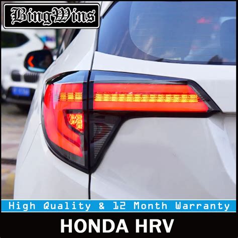 Bingwins Car Dynamic Turn Signal Tail Lights For Honda Hrv Hr V