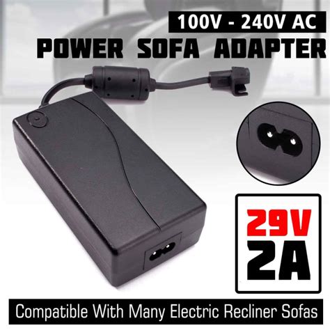 29V 2A AC DC 2PIN Electric Recliner Sofa Chair Adapter Transformer