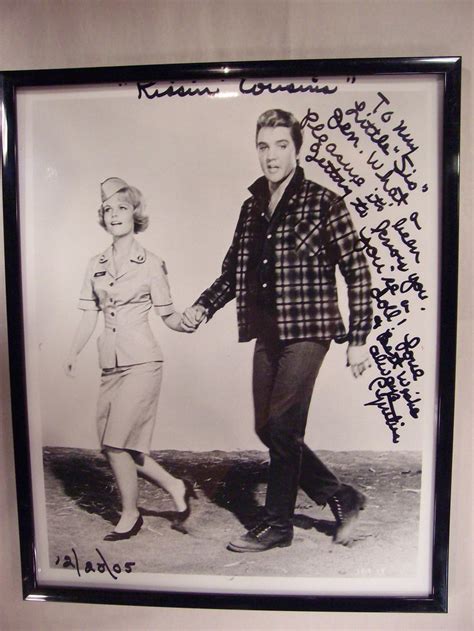 Cynthia Pepper autographed photo--with Elvis Presley in Kissin Cousins ...