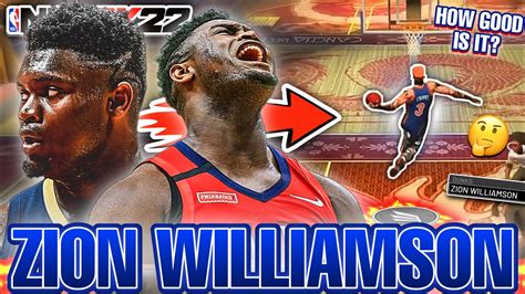 HOW GOOD IS THE ZION WILLIAMSON DUNK PACKAGE IN 2K22 UPDATED YouTube