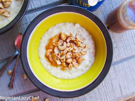 Sweet Tapioca Pudding With Salted Caramel And Cashew Nuts Nigerian