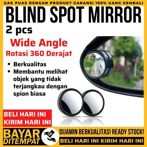 Jual Kaca Spion Cembung Bulat Blind Spot Motor Mobil Mirror Cermin Mini