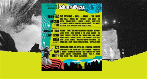 Lollapalooza Brasil 2024 revela horários dos shows e novidades do