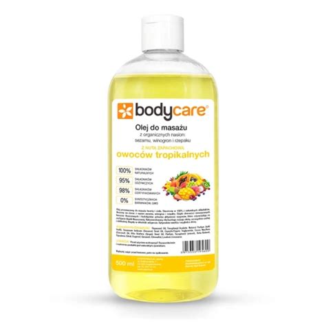 Naturalny Olej Do Masa U O Zapachu Owoc W Tropikalnych Body Care Ml