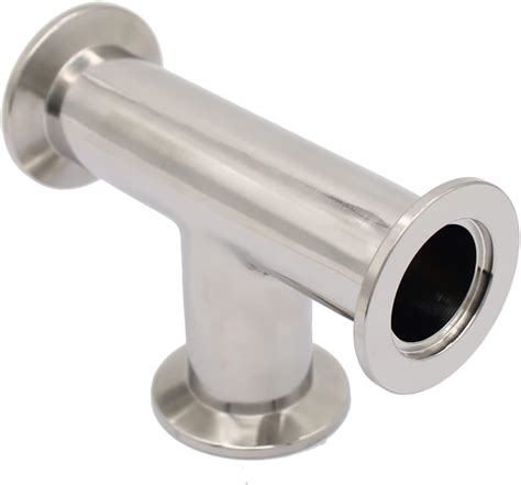 Ss304 Kf25 Equal Tee Stainless Steel 304 Kf Vacuum Fittings Nw Vacuum Tee With Kf