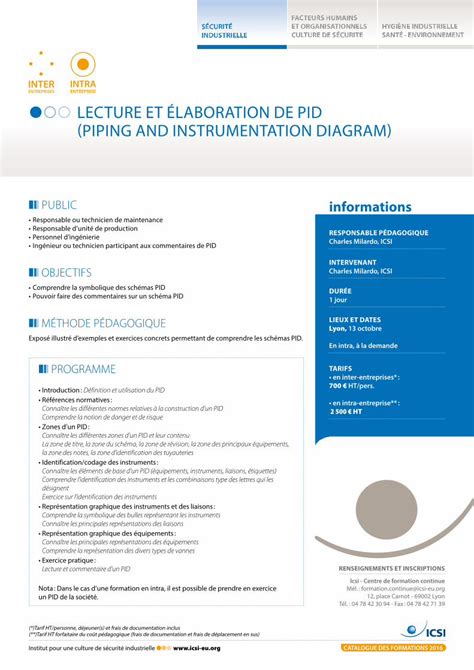 Pdf Formation Lecture Et Laboration De Pid Piping And Pdf