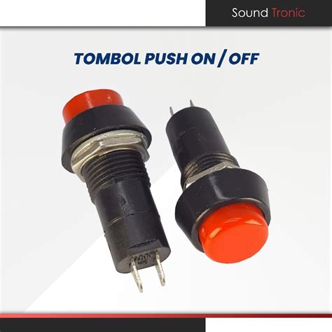 Jual Tombol Push On Off Saklar Switch Push On Off Shopee Indonesia